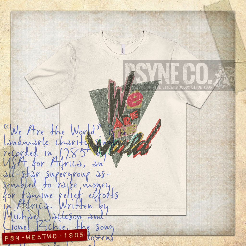 We Are the World 1985 Vintage Men's T-Shirt