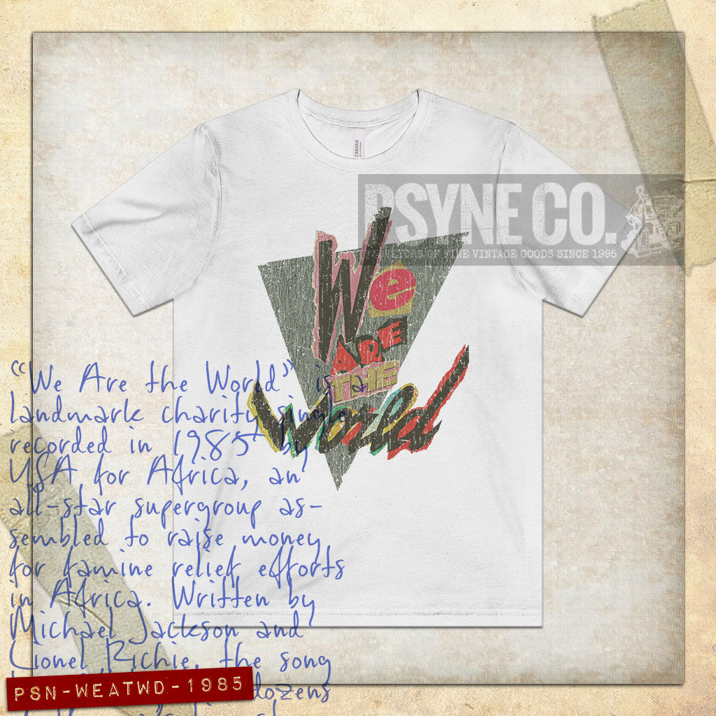 We Are the World 1985 Vintage Men's T-Shirt