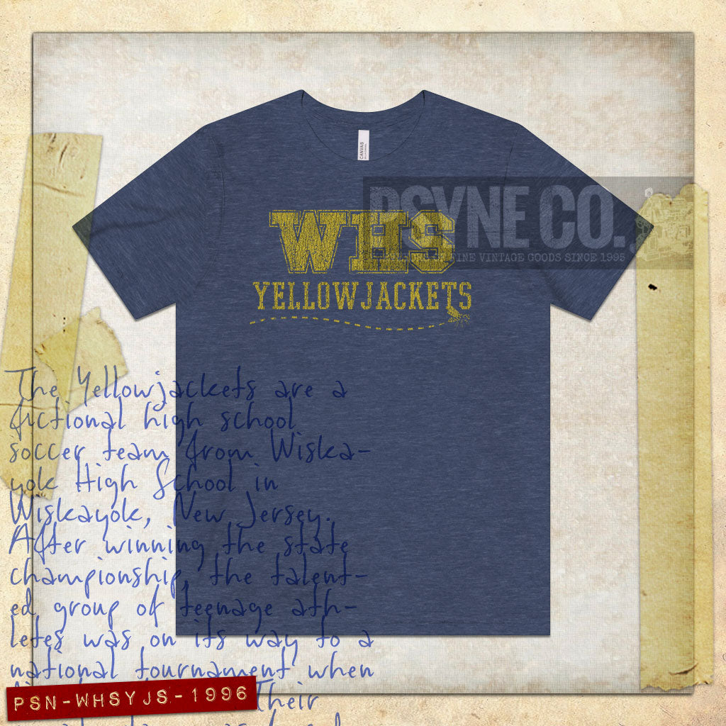 WHS Yellowjackets Soccer 1996 Vintage Men’s T-Shirt