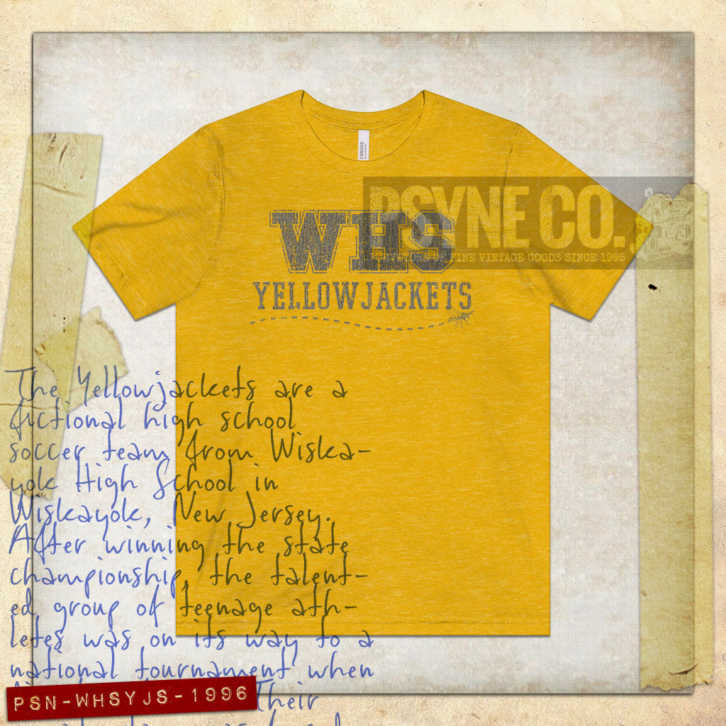 WHS Yellowjackets Soccer 1996 Vintage Men’s T-Shirt