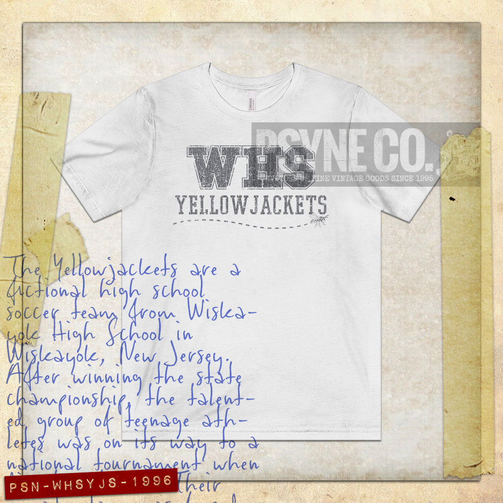 WHS Yellowjackets Soccer 1996 Vintage Men’s T-Shirt