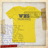 WHS Yellowjackets Soccer 1996 Vintage Women’s T-Shirt