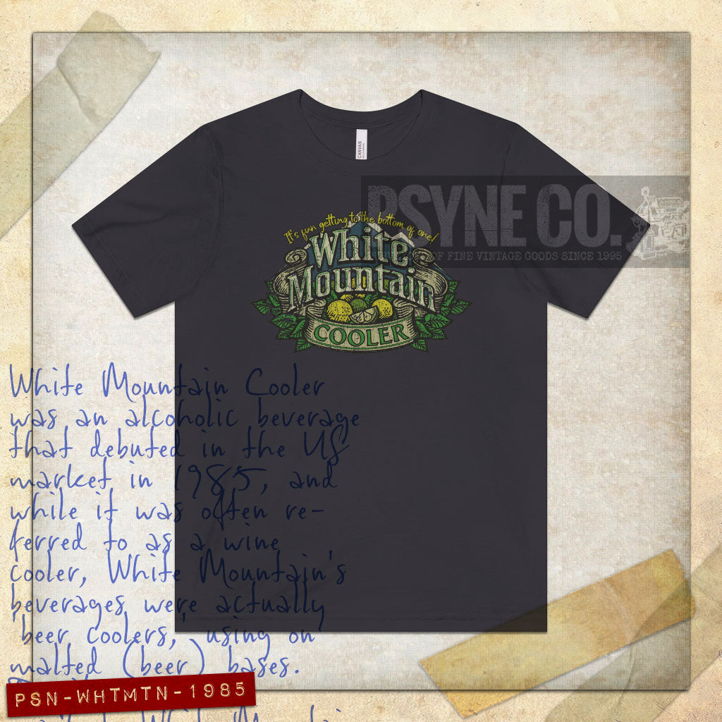 White Mountain Cooler 1985 Vintage Men's T-Shirt