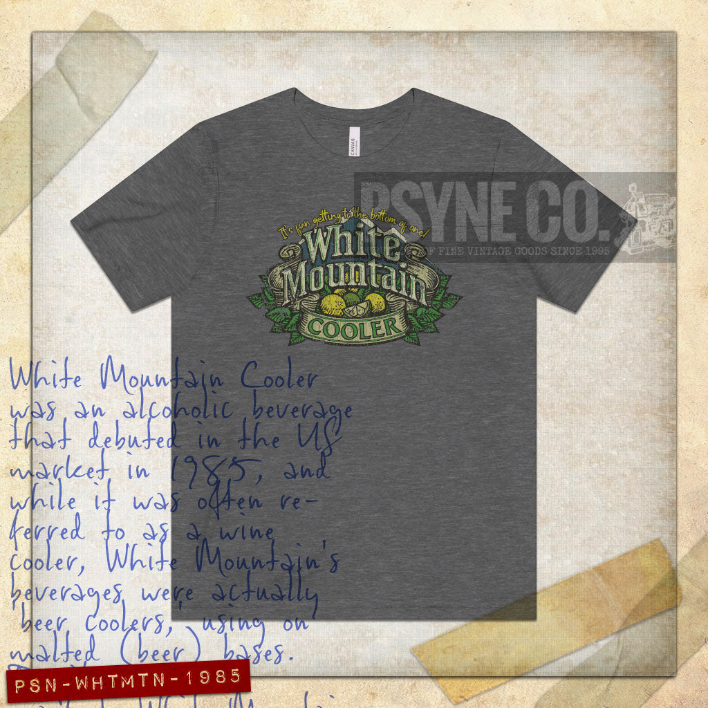 White Mountain Cooler 1985 Vintage Men's T-Shirt