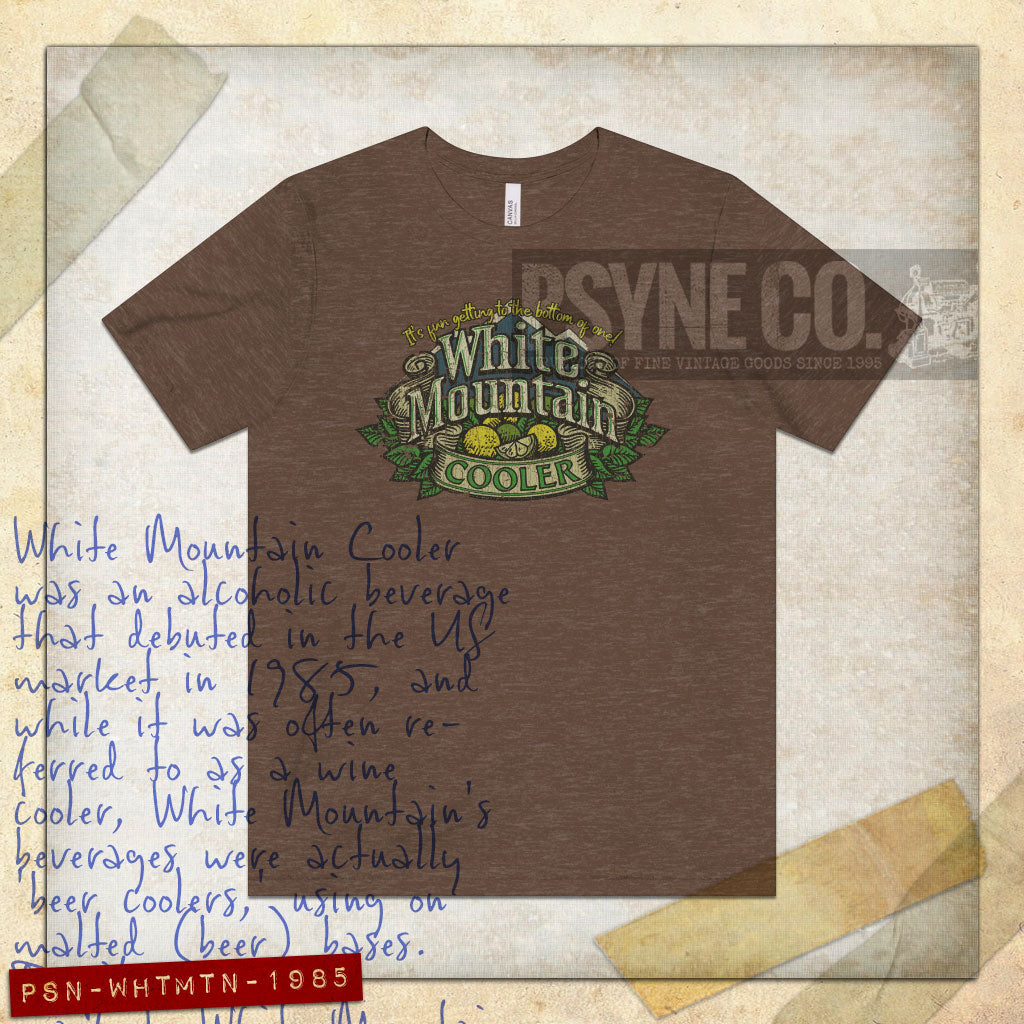 White Mountain Cooler 1985 Vintage Men's T-Shirt