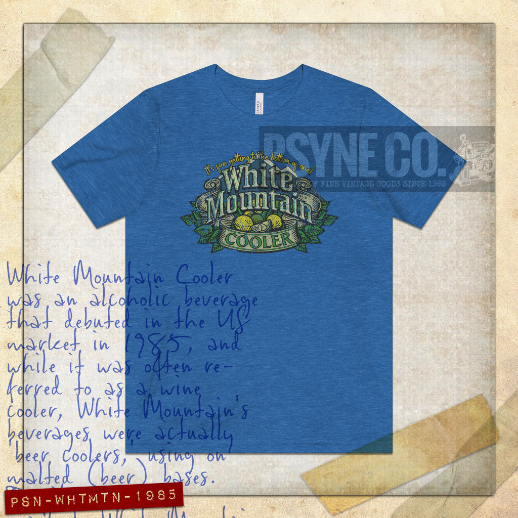White Mountain Cooler 1985 Vintage Men's T-Shirt