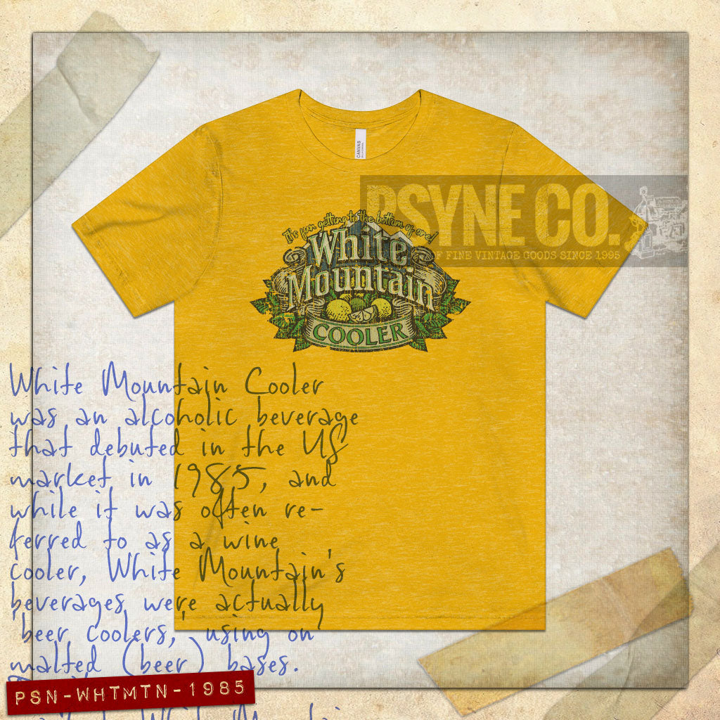 White Mountain Cooler 1985 Vintage Men's T-Shirt
