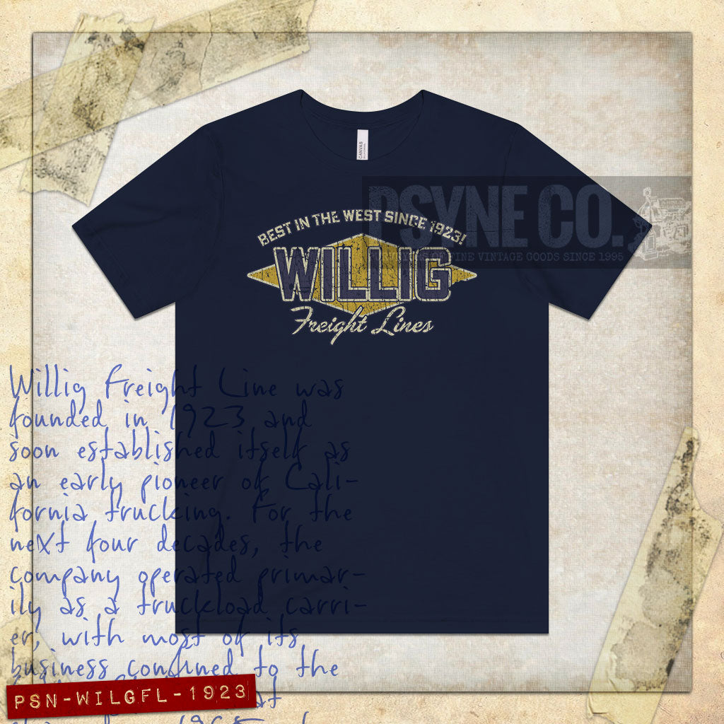 Willig Freight Lines 1923 Vintage Men's T-Shirt
