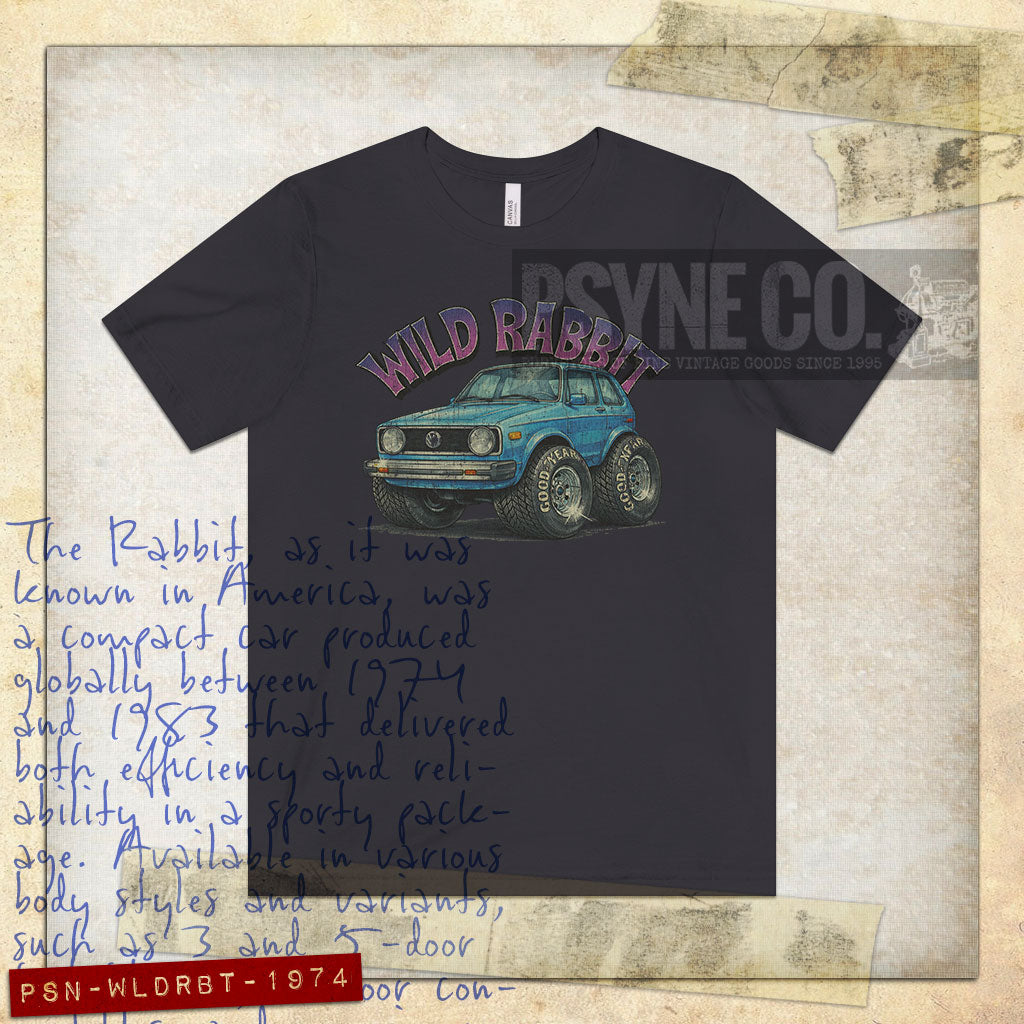 Wild Rabbit 1974 Vintage Men's T-Shirt