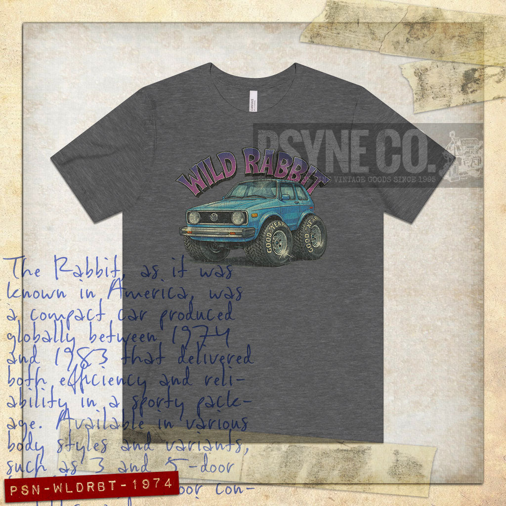 Wild Rabbit 1974 Vintage Men's T-Shirt