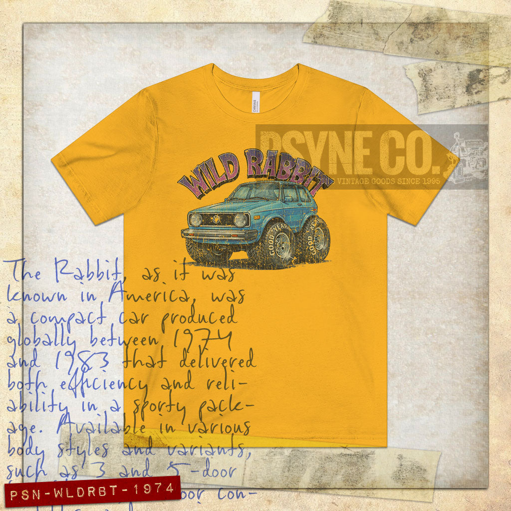 Wild Rabbit 1974 Vintage Men's T-Shirt