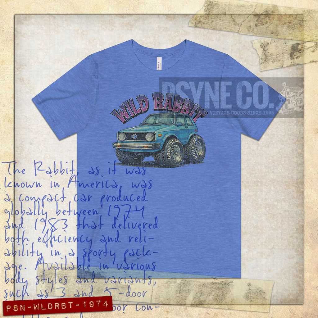 Wild Rabbit 1974 Vintage Men's T-Shirt