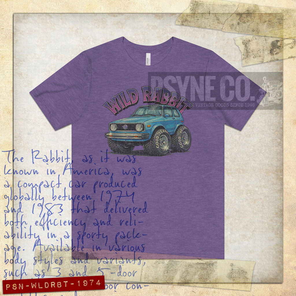 Wild Rabbit 1974 Vintage Men's T-Shirt
