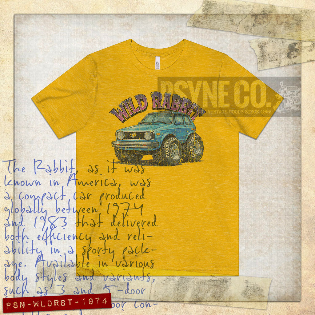 Wild Rabbit 1974 Vintage Men's T-Shirt
