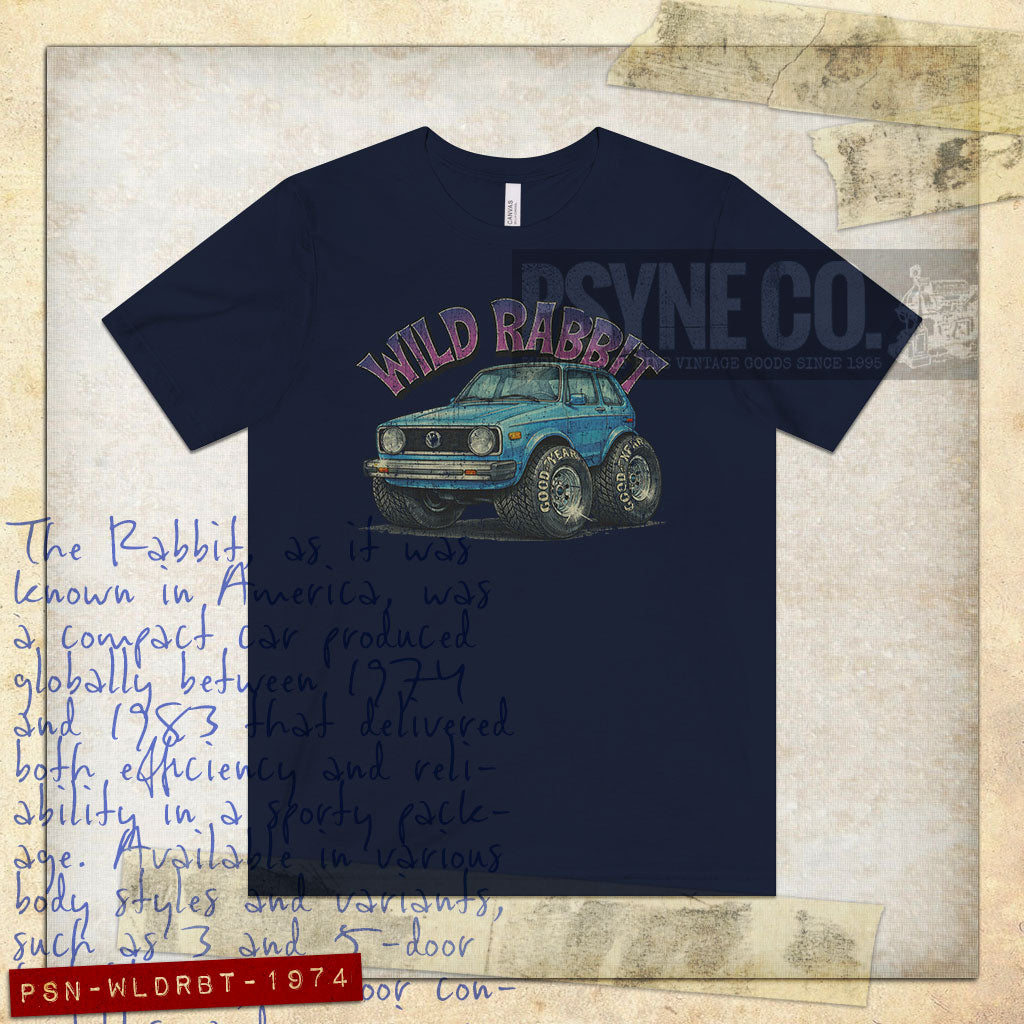 Wild Rabbit 1974 Vintage Men's T-Shirt