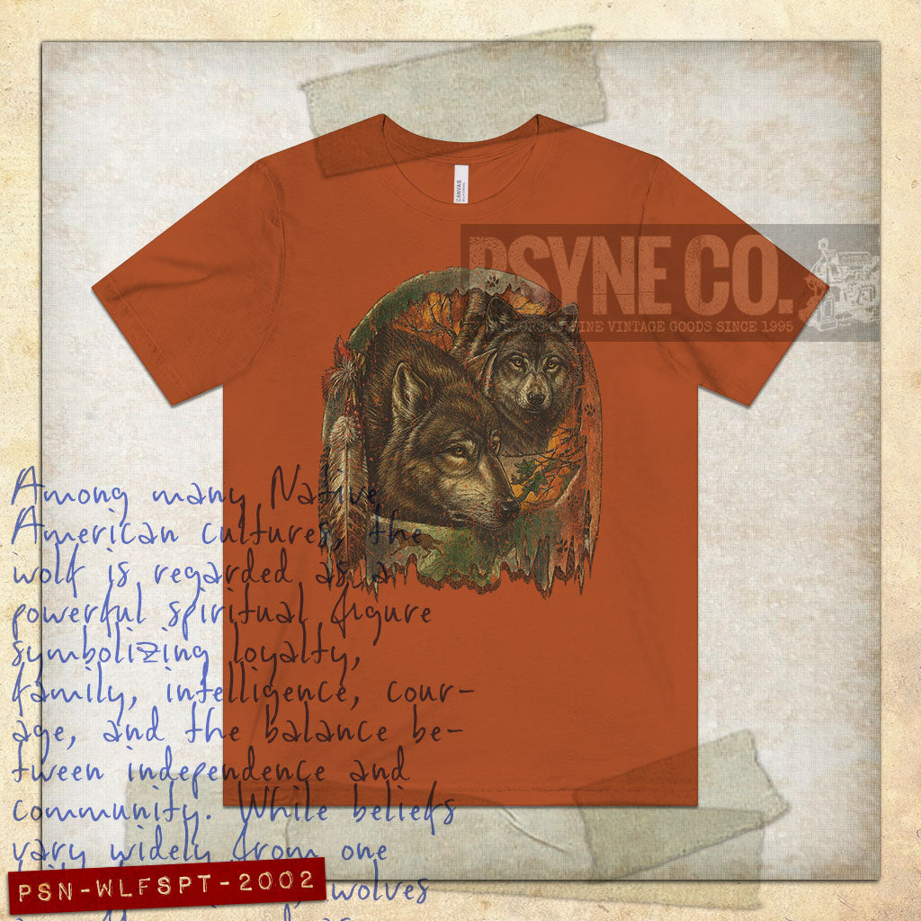 Native Wolf Spirit 2002 Vintage Men's T-Shirt