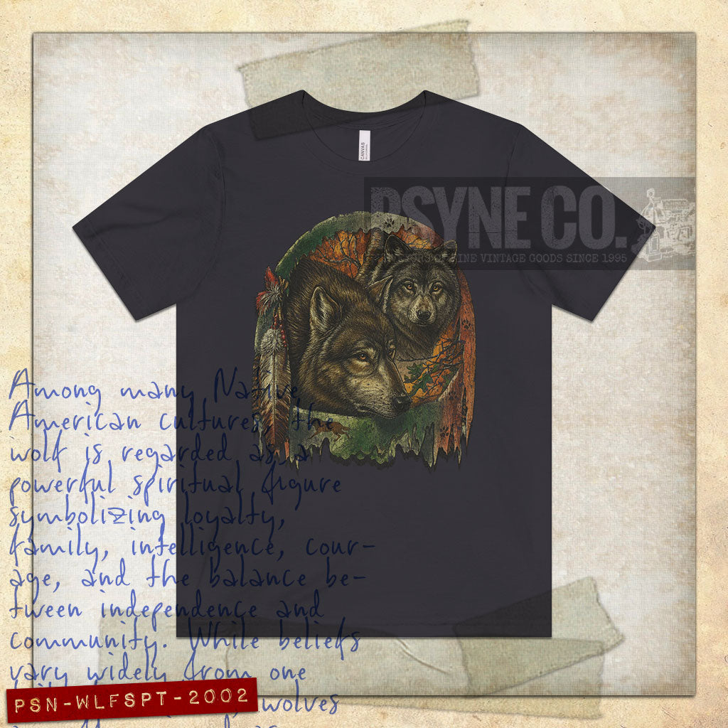 Native Wolf Spirit 2002 Vintage Men's T-Shirt