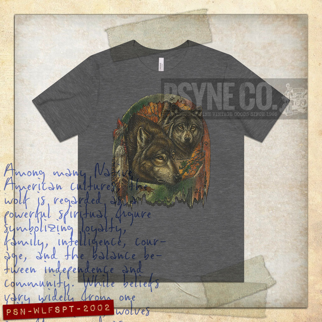 Native Wolf Spirit 2002 Vintage Men's T-Shirt