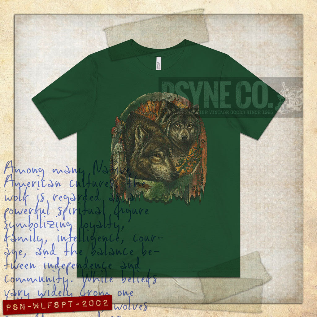 Native Wolf Spirit 2002 Vintage Men's T-Shirt