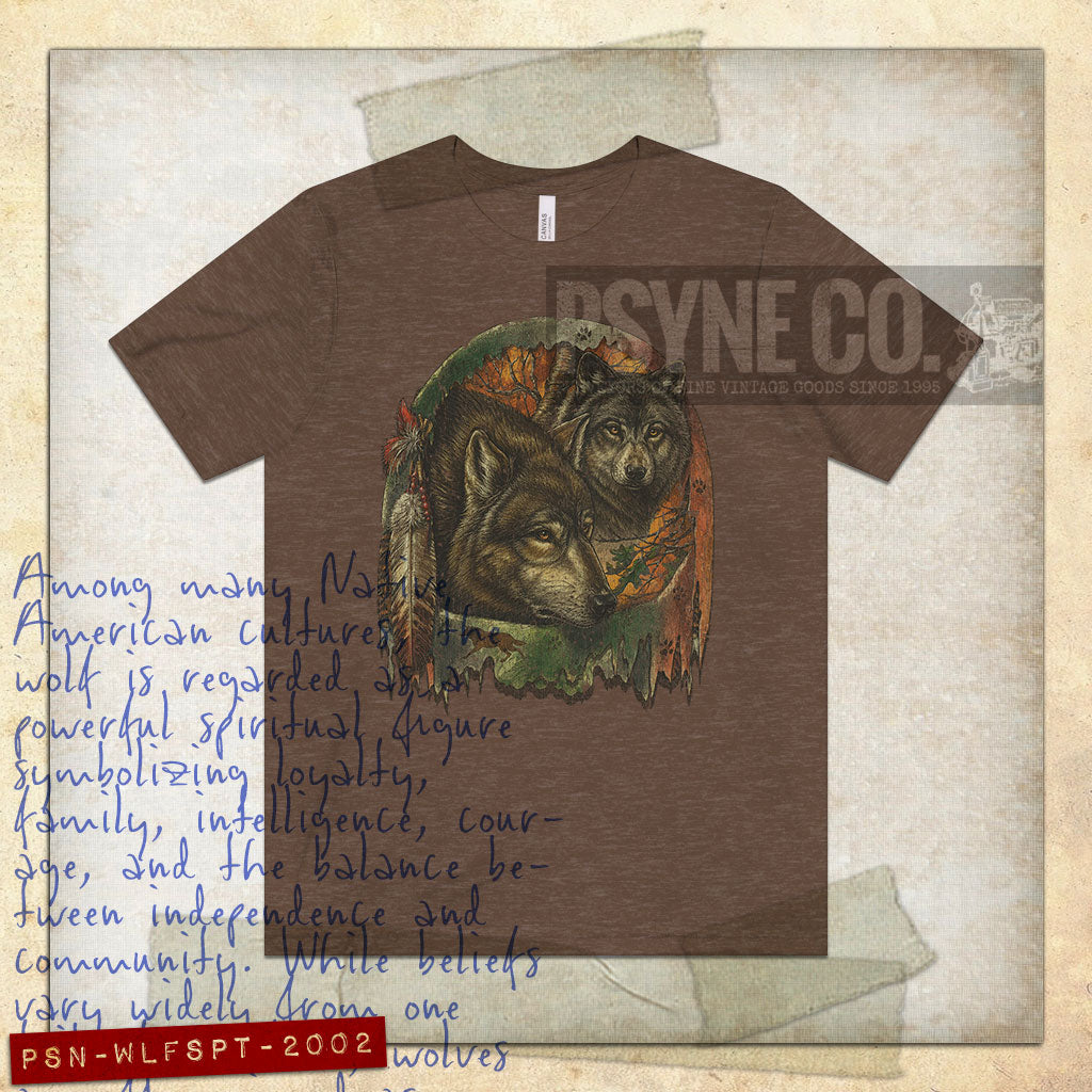 Native Wolf Spirit 2002 Vintage Men's T-Shirt