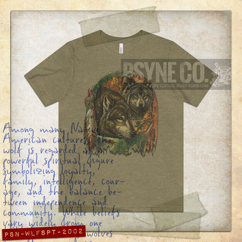 Native Wolf Spirit 2002 Vintage Men's T-Shirt