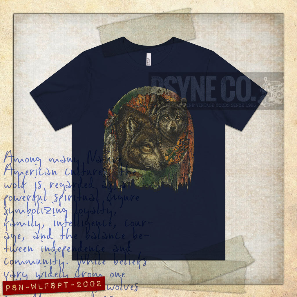 Native Wolf Spirit 2002 Vintage Men's T-Shirt