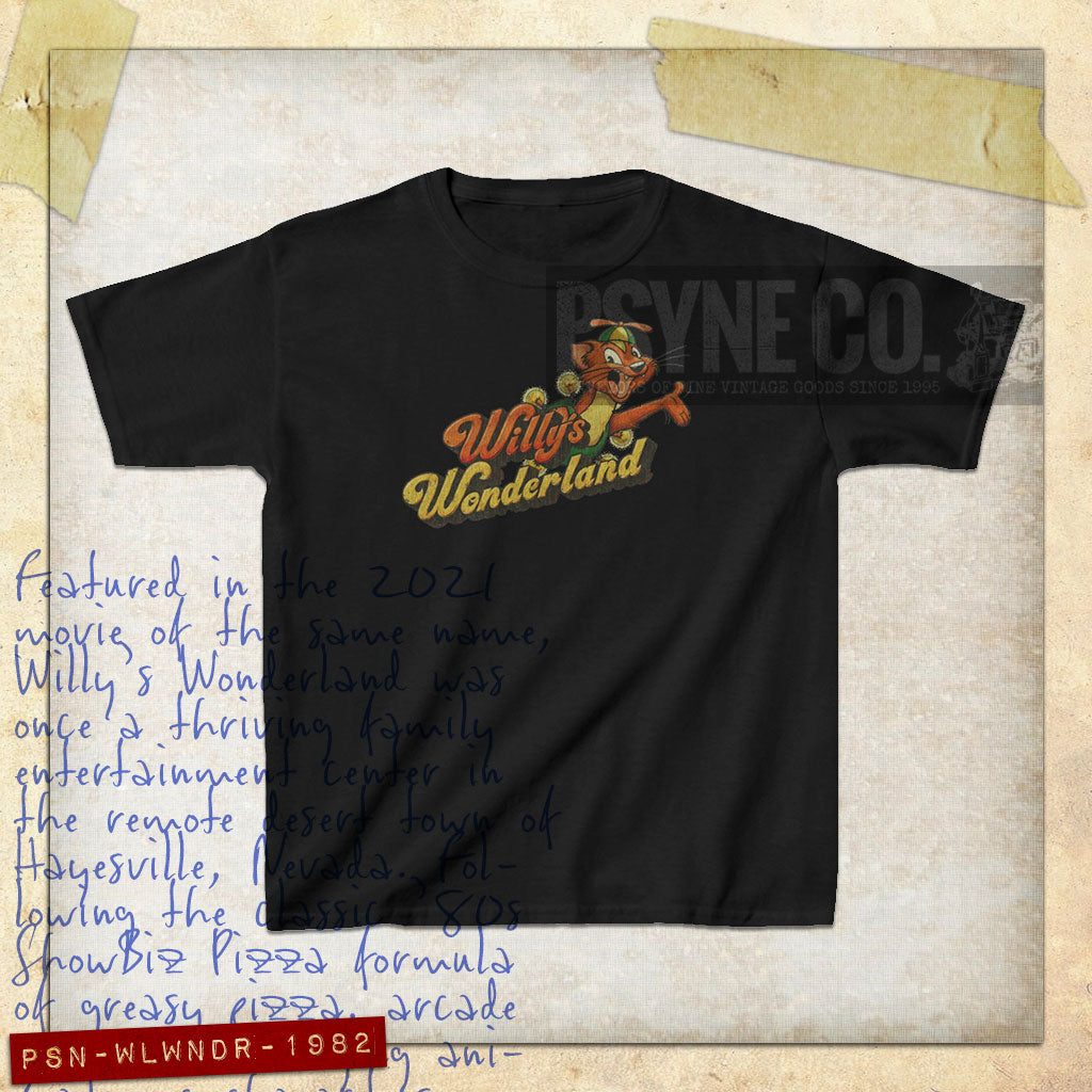 Willy's Wonderland 1982 Vintage Kid's T-Shirt