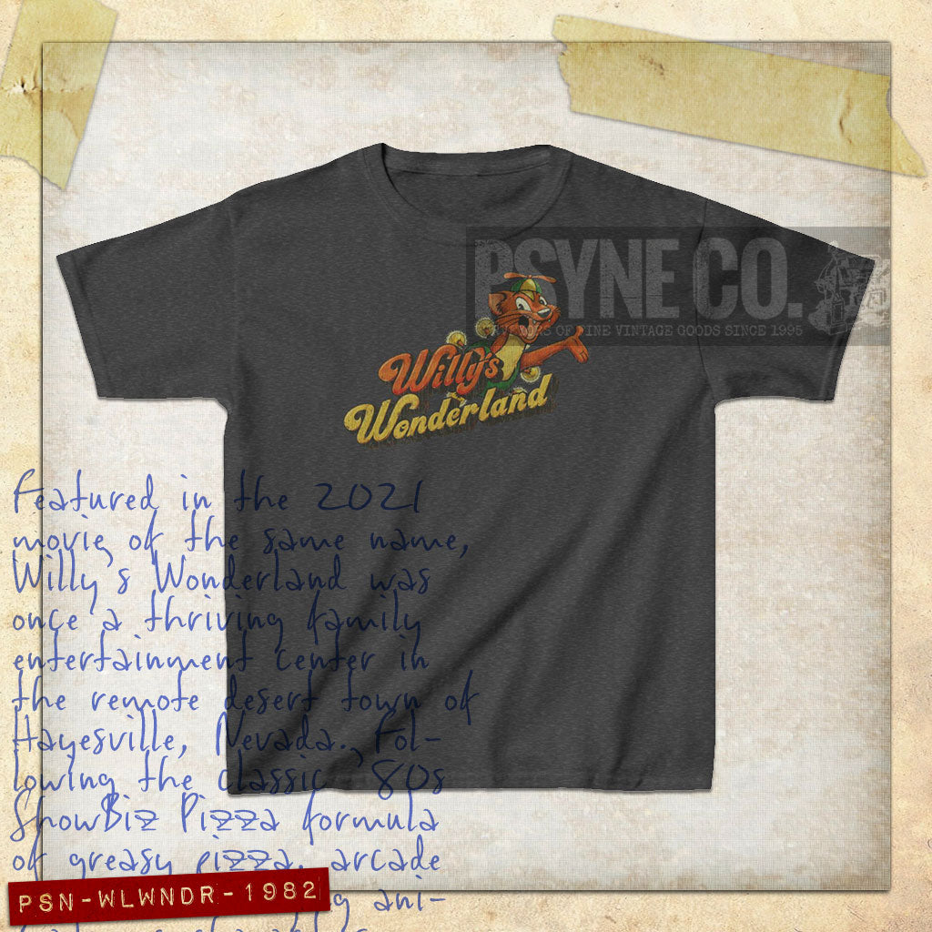 Willy's Wonderland 1982 Vintage Kid's T-Shirt