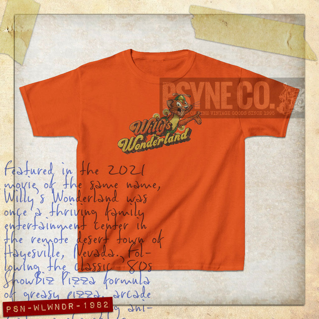 Willy's Wonderland 1982 Vintage Kid's T-Shirt