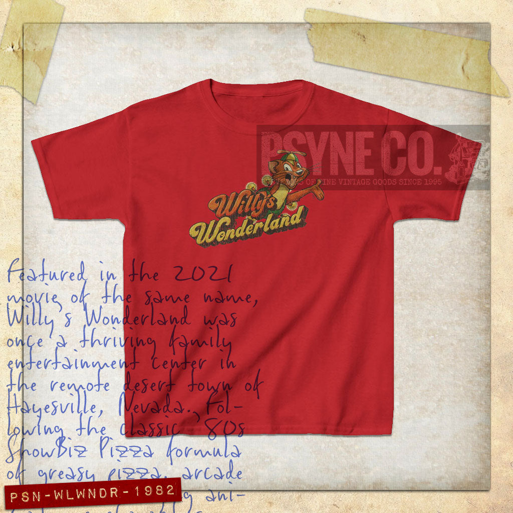Willy's Wonderland 1982 Vintage Kid's T-Shirt
