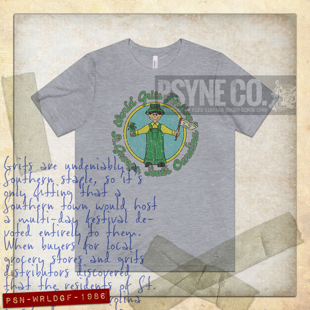 World Grits Festival 1986 Vintage Men's T-Shirt
