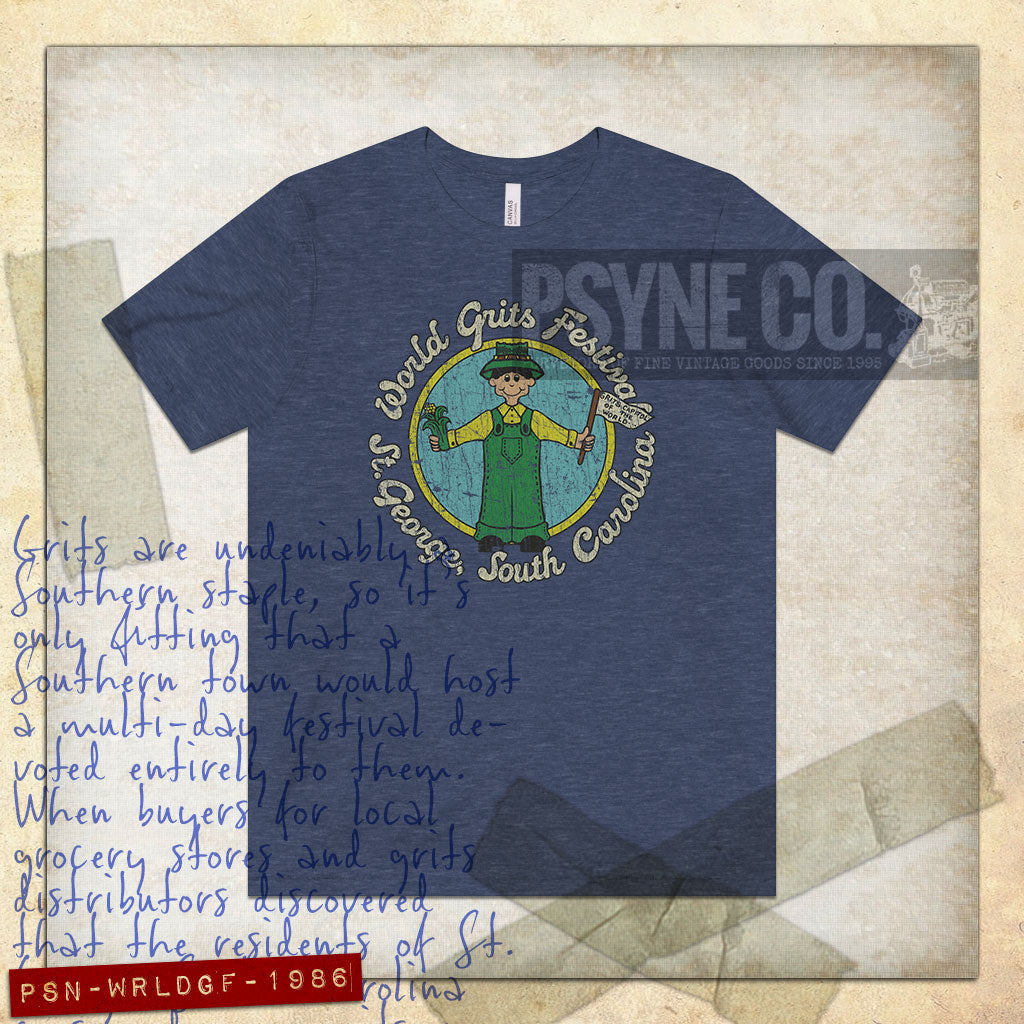 World Grits Festival 1986 Vintage Men's T-Shirt