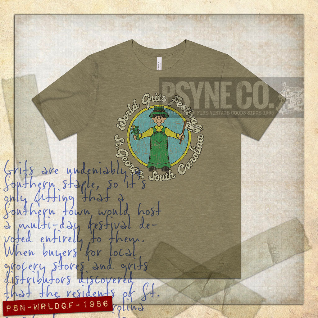 World Grits Festival 1986 Vintage Men's T-Shirt