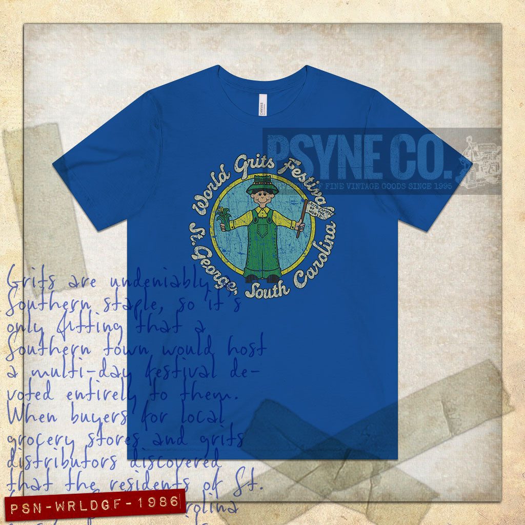 World Grits Festival 1986 Vintage Men's T-Shirt