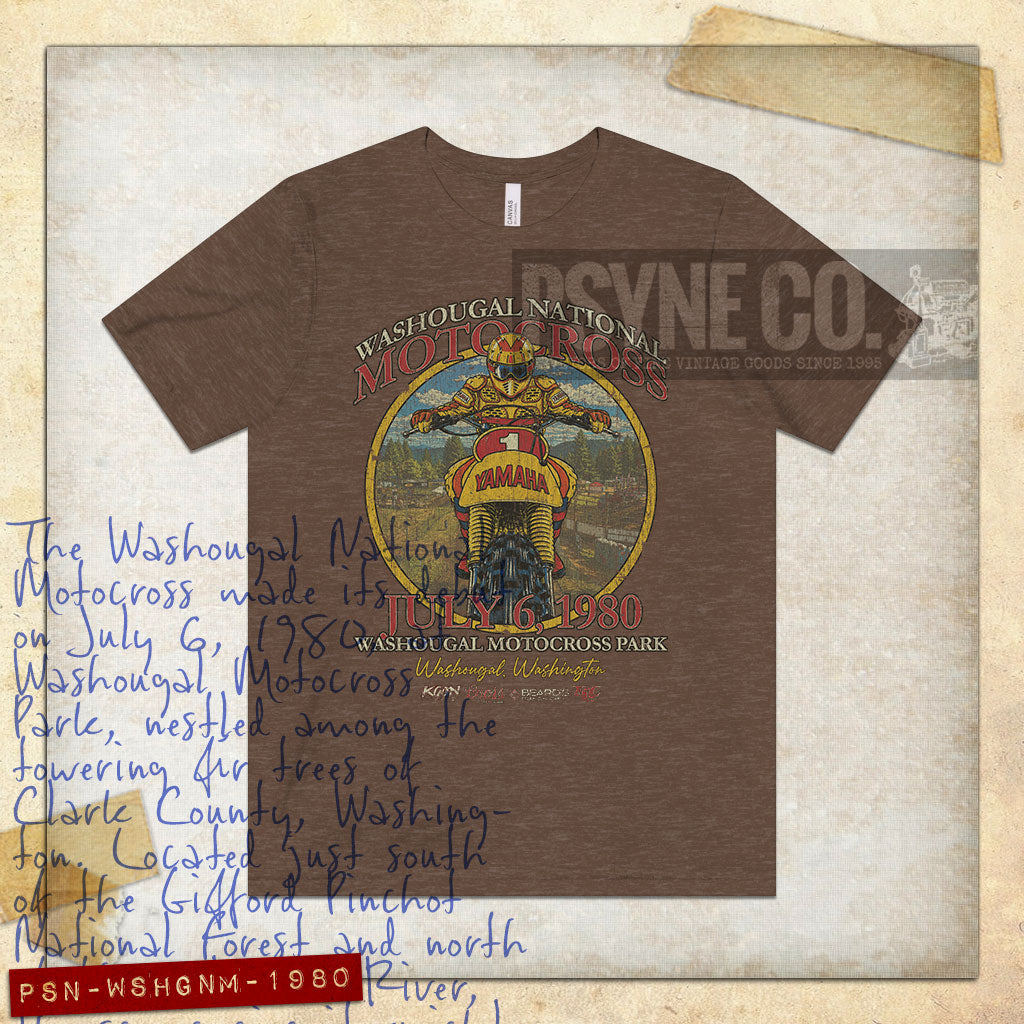 Washougal National Motocross 1980 Vintage Men’s T-Shirt
