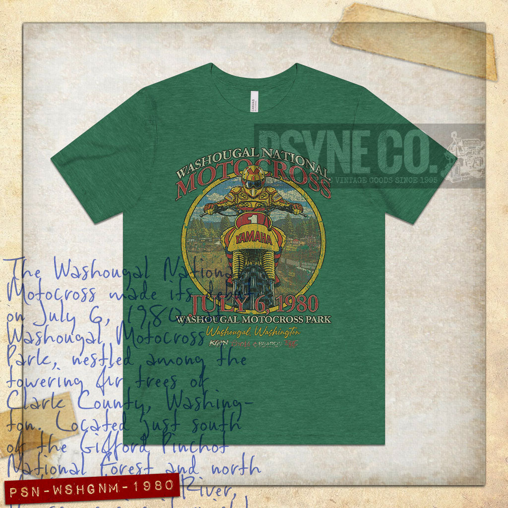 Washougal National Motocross 1980 Vintage Men’s T-Shirt