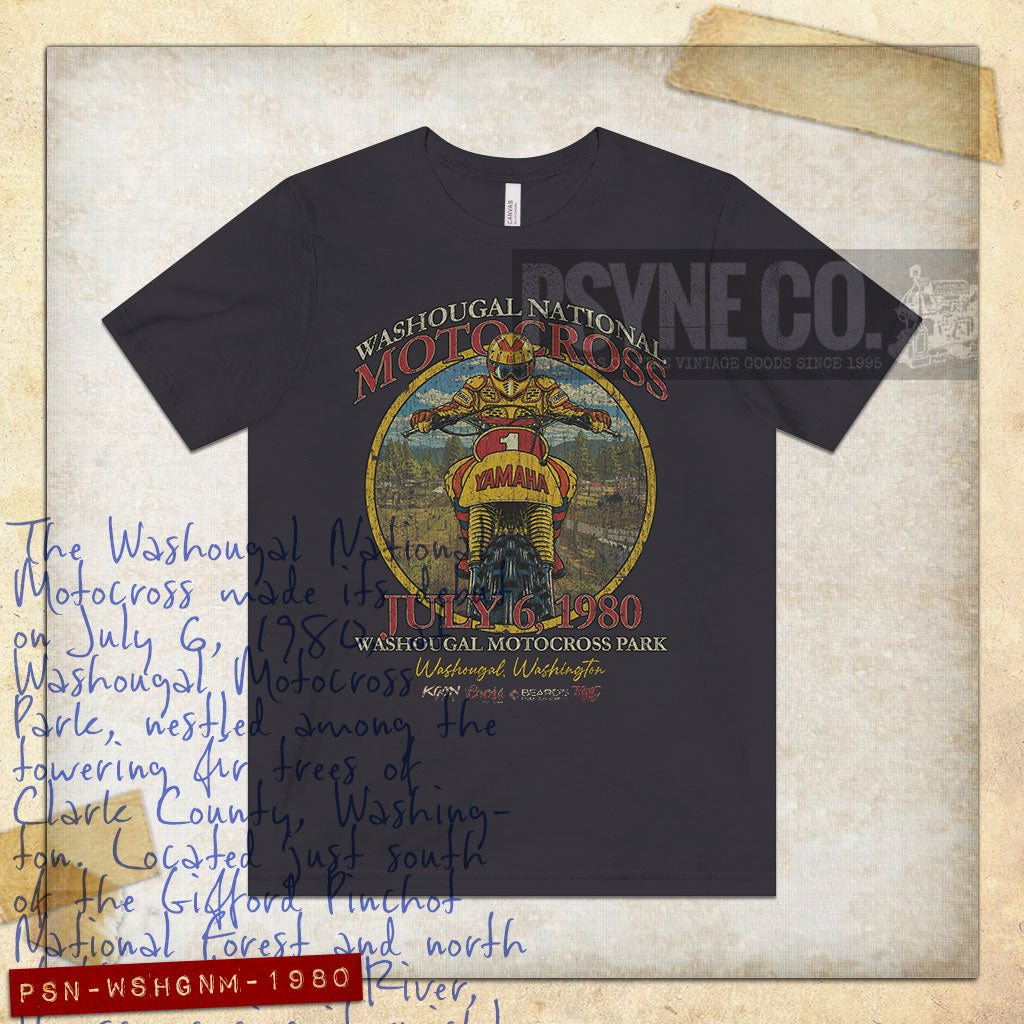 Washougal National Motocross 1980 Vintage Men’s T-Shirt