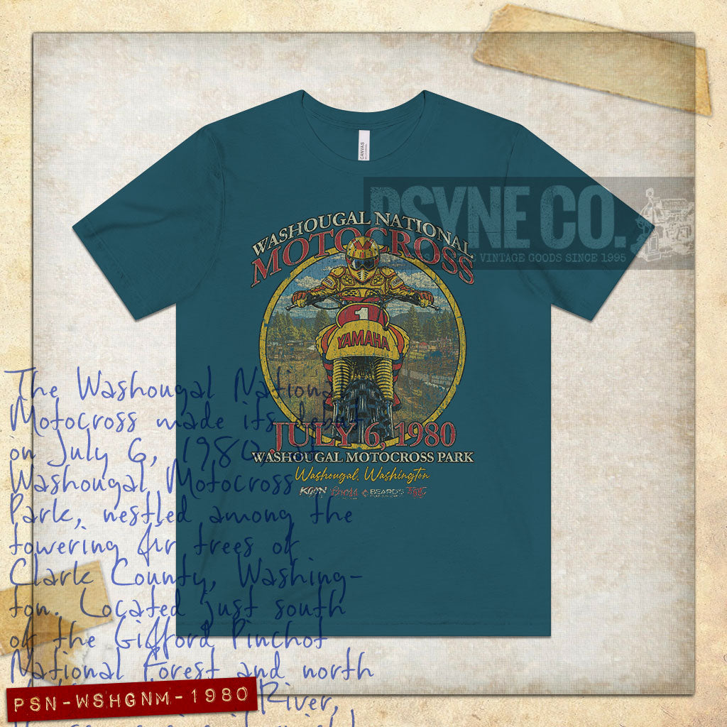 Washougal National Motocross 1980 Vintage Men’s T-Shirt