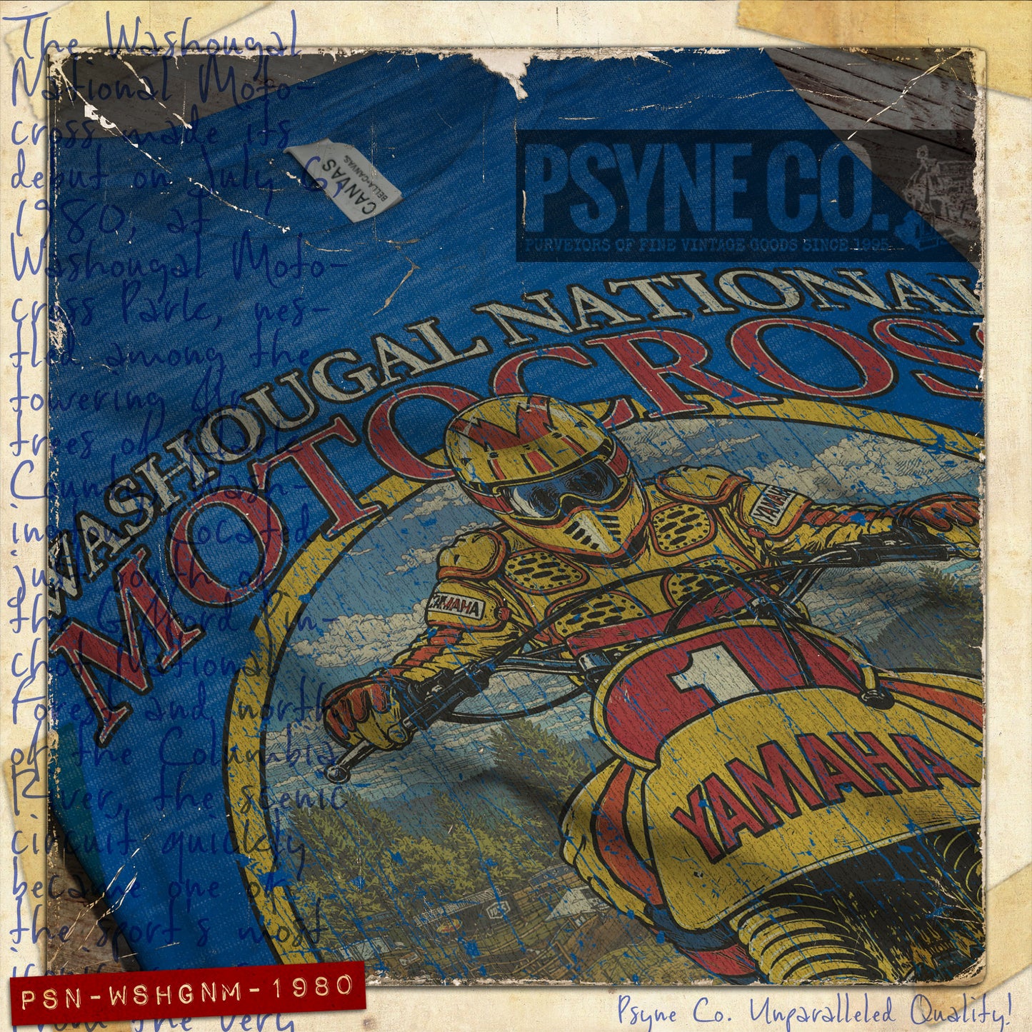 Washougal National Motocross 1980 Vintage Men’s T-Shirt