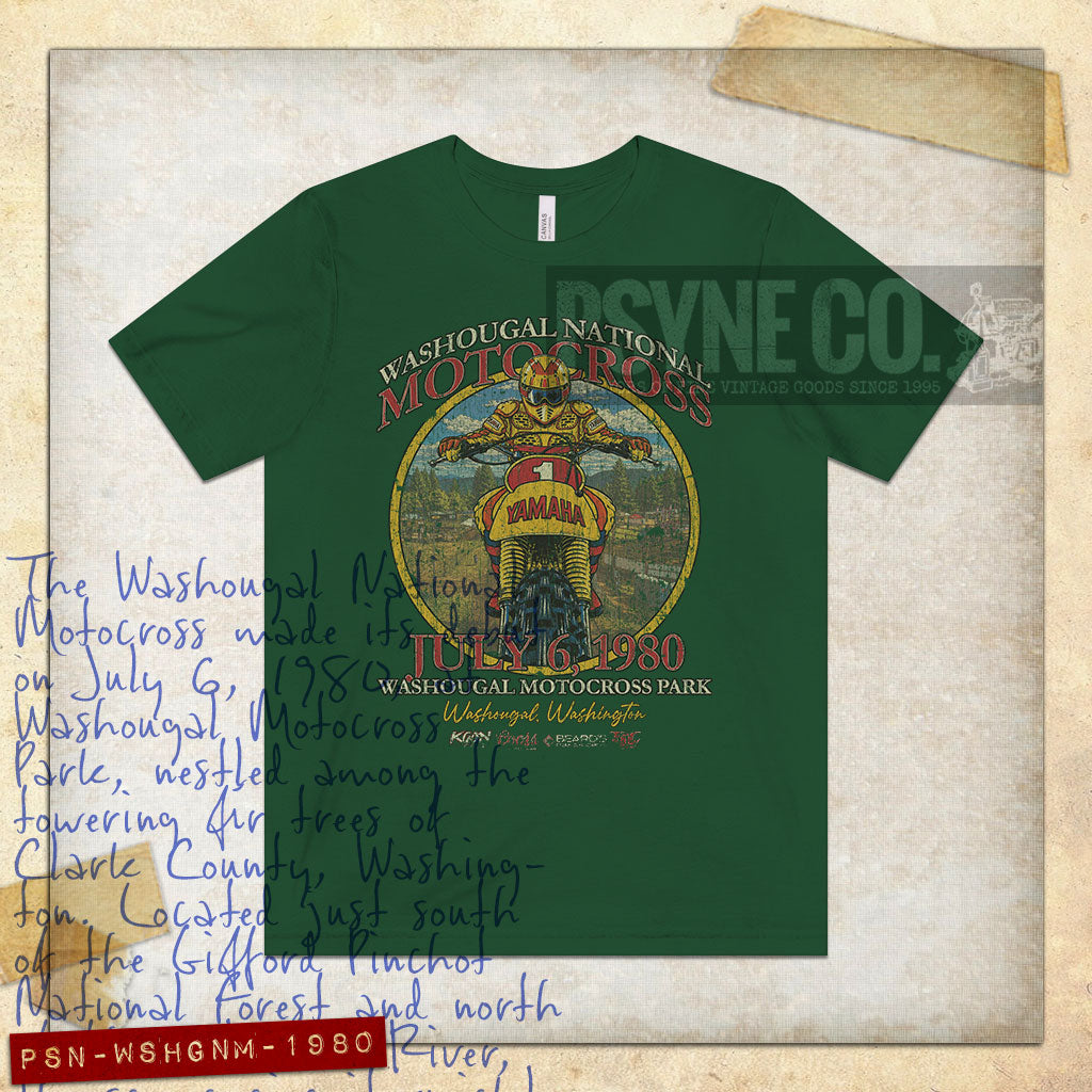 Washougal National Motocross 1980 Vintage Men’s T-Shirt