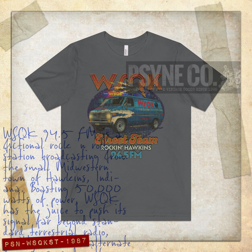 WSQK Street Team 1987 Vintage Men's T-Shirt