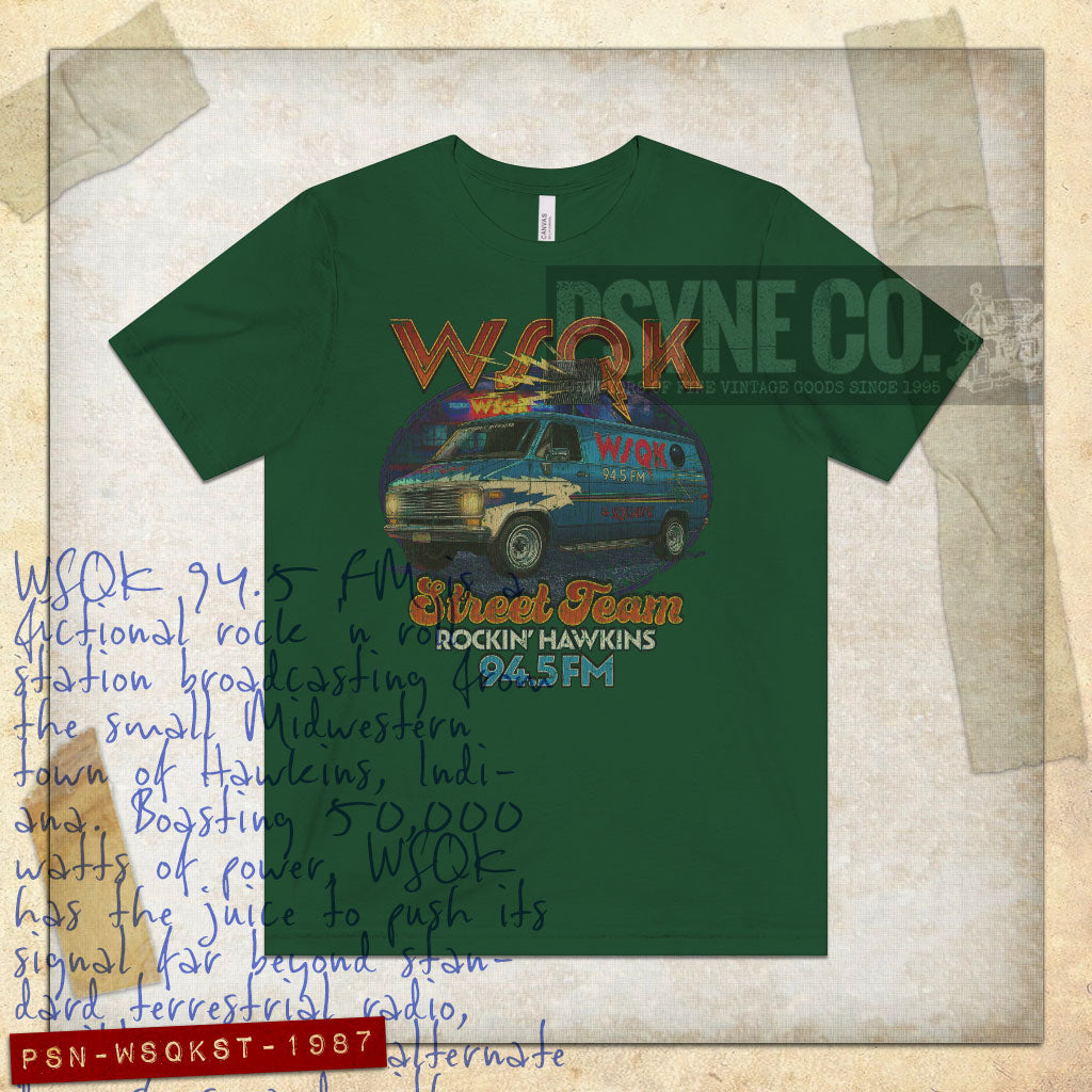 WSQK Street Team 1987 Vintage Men's T-Shirt