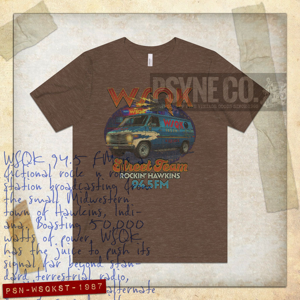 WSQK Street Team 1987 Vintage Men's T-Shirt