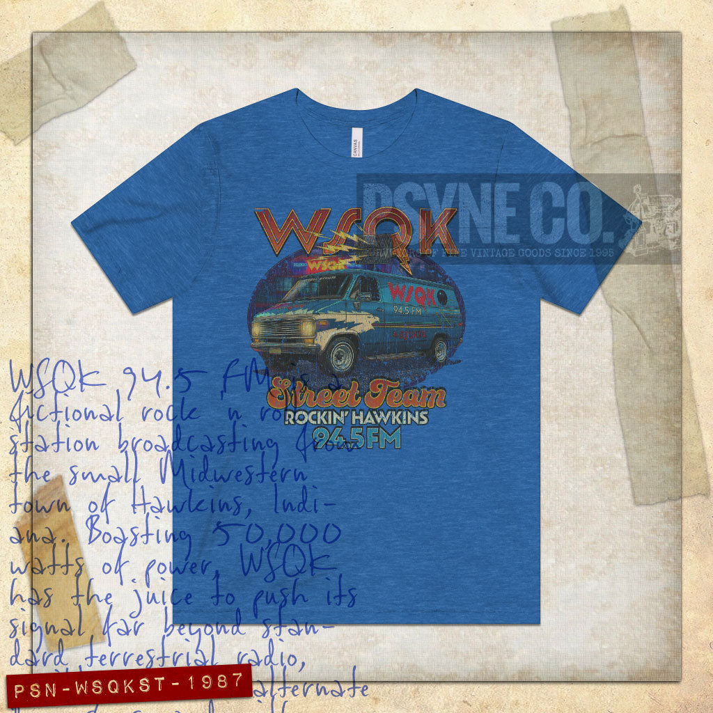 WSQK Street Team 1987 Vintage Men's T-Shirt