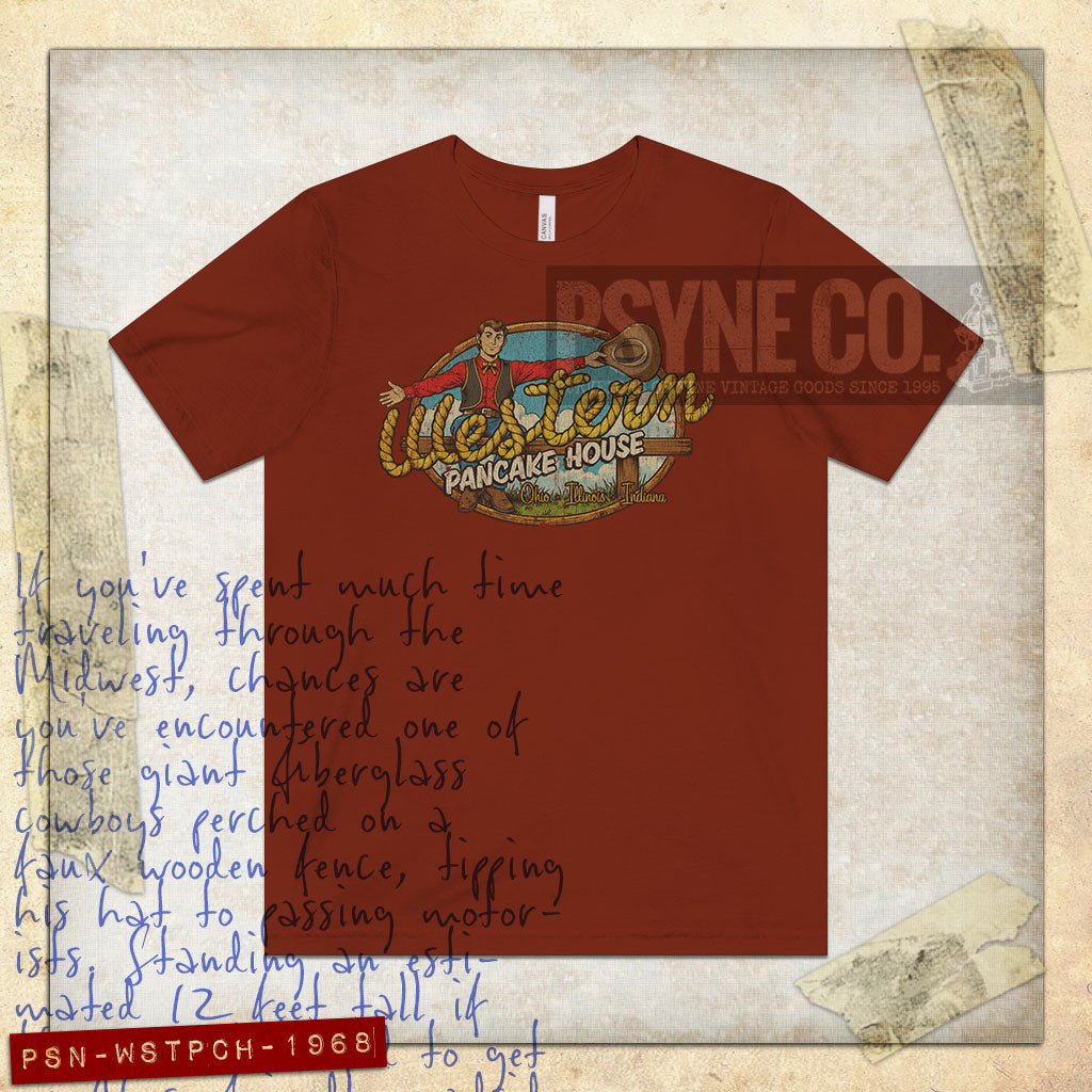 Western Pancake House 1968 Vintage Men's T-Shirt