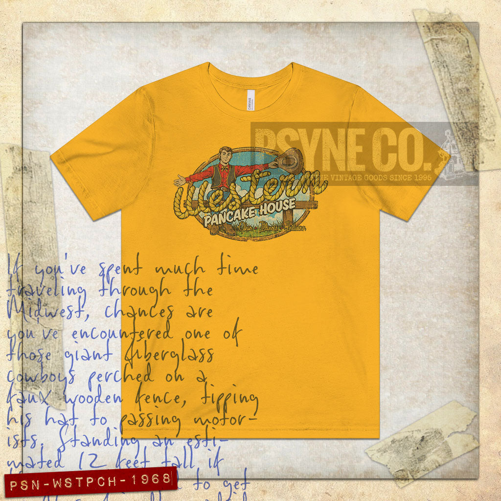 Western Pancake House 1968 Vintage Men's T-Shirt