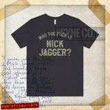 Who The Fuck Is Mick Jagger 1975 Vintage Men's T-Shirt