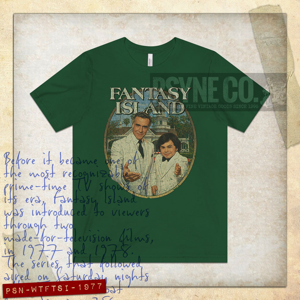 Welcome to Fantasy Island 1977 Vintage Men's T-Shirt