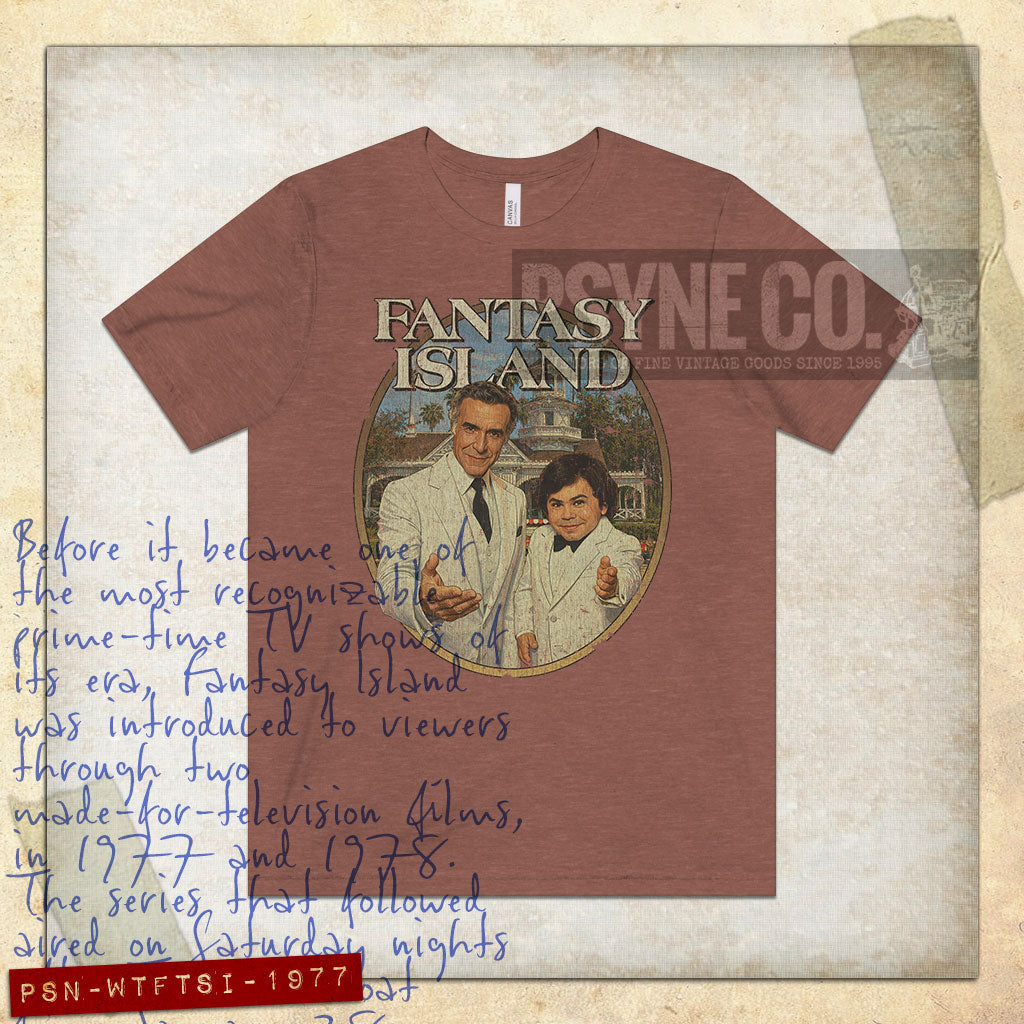 Welcome to Fantasy Island 1977 Vintage Men's T-Shirt