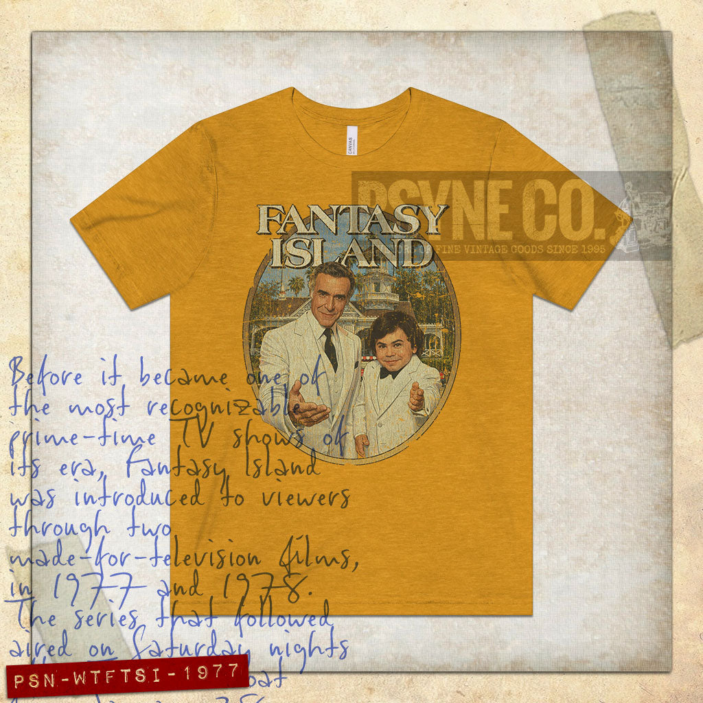 Welcome to Fantasy Island 1977 Vintage Men's T-Shirt